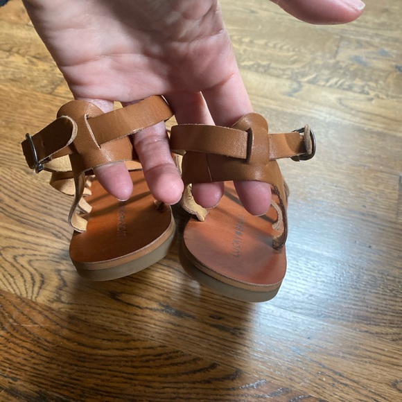 Lucky Brand Addie Sandal in Almond Natural Leather - Picture 7 of 10